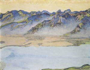 Rising Mist over the Savoy Alps